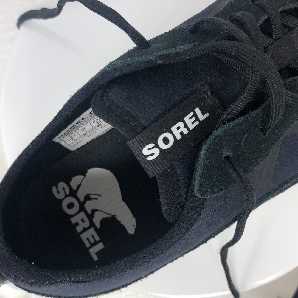 Sorel Ona 503 Sneakers Everyday Waterproof Low Top Black and Chalk Size 9 - Picture 11 of 13
